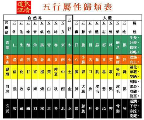 啡色五行屬性|五行屬性查詢表